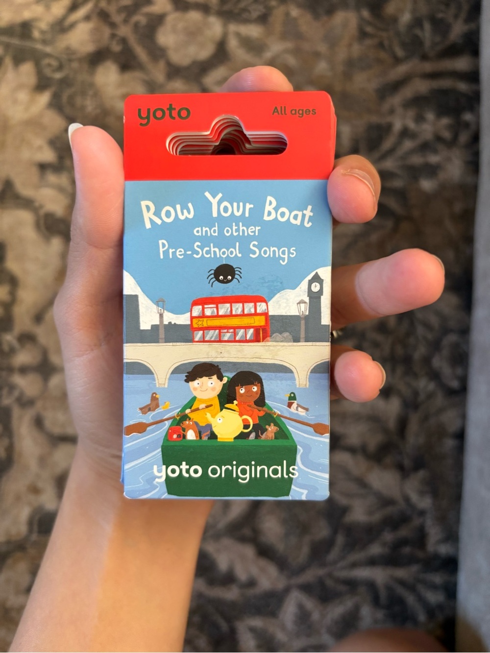 Yoto Originals Row Your Boat Kids Audio Card - Red & Blue